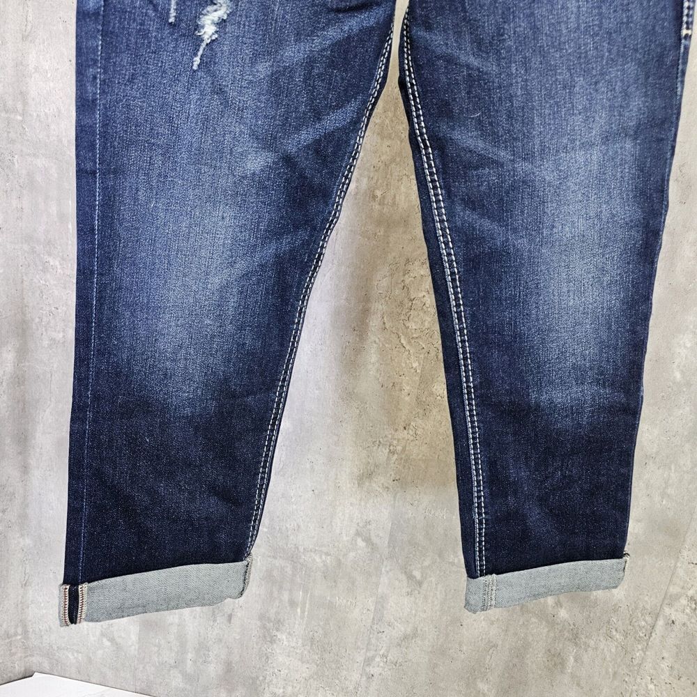 Buckle Silver Jeans Womens 28 Suki Capri Dark Wash Denim Cropped Jeans - Picture 4 of 7